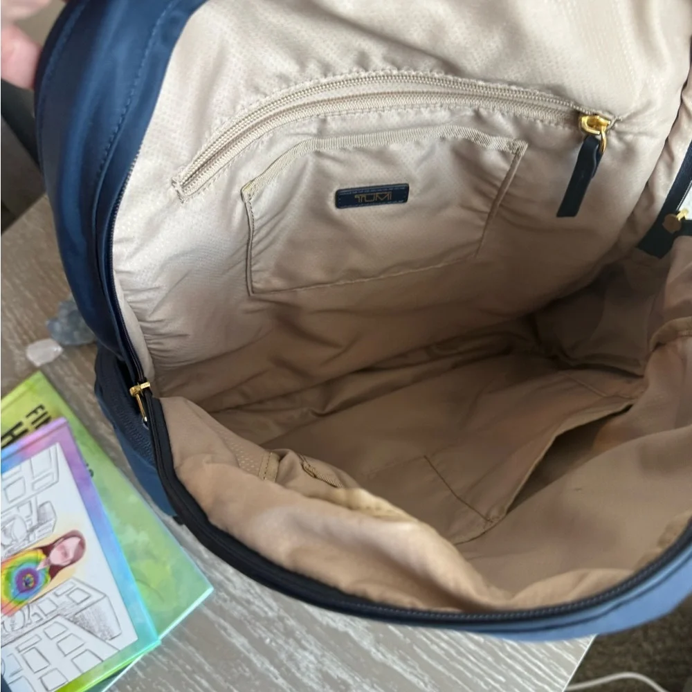 TUMI Men's Deep Blue Backpack - Picture 3 of 4